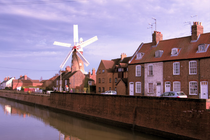 Maud Foster windmill Boston Lincolnshire